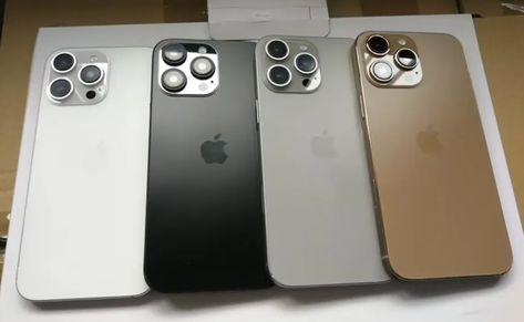 Apple is rumored to be replacing the Blue Titanium color with a new gold-like color, presuming the recent leak of a dummy unit will make it to production. Medium Tv Show, Apple New, Technology Fashion, Wallpaper Aesthetic, Apple Inc, Latest Tech, Best Iphone, Digital Trends, Iphone Photos