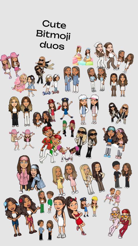 Pretty Bitmoji Ideas, Snapchat Best Friends, Cute Snapchat Bitmoji Ideas, Snapchat Avatar, Emoji Combinations, Swift Facts, Taylor Swift Facts, Summer Fun List, Outfits With Hats