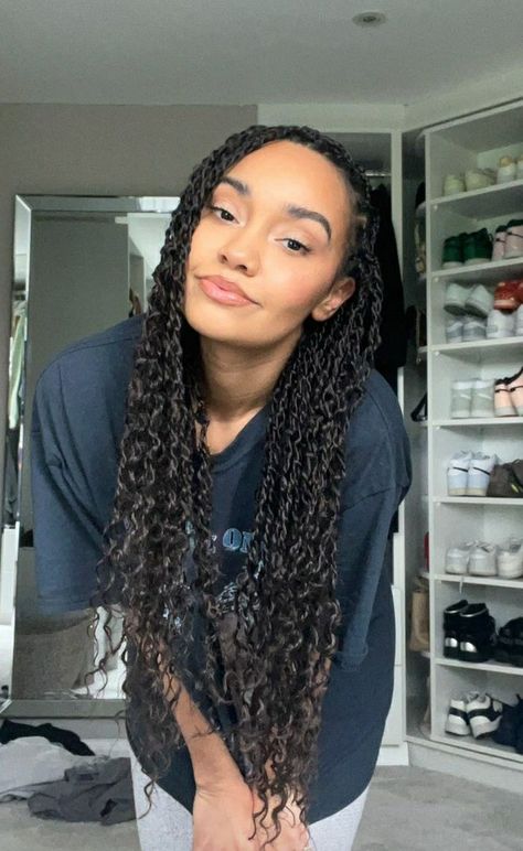 Leigh Anne Pinnock Hair, Rihanna Curly Hair, Leigh Ann, Leigh Anne, Leigh Anne Pinnock, Boho Braids, Little Mix, Grey's Anatomy, Black Girls Hairstyles