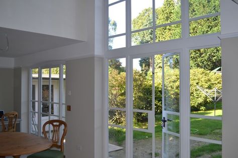 white crittall windows | 17 Best images about Crittall Art Deco styling from ... 1930 Windows, Crittal Doors Extension, Crittall Windows, Crittall Doors, Crittal Doors, Aluminium French Doors, Steel Frame Doors, Steel French Doors, Glazing Ideas