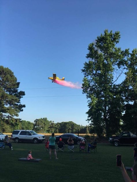 Gender reveal #airplane #cropduster #planesorpearls Plane Gender Reveal, Gender Reveal Airplane, Airplane Gender Reveal, Airplane Gender Reveal Ideas, Stunt Plane, Gender Reveal Pictures, Airplane Baby, Gender Reveal Party Theme, Gender Reveal Decorations