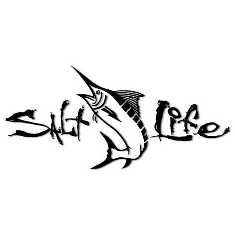 Scott's getting this one!  Love it! Salt Life Decals, Wine Stickers, Teen Boy Room, Salt Water Fishing, Monogram Stickers, Silhouette Stencil, Home Shoes, Vinyl Cut, Salt Life