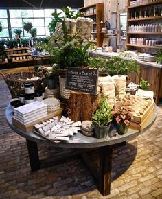 Backyard Zen, Boutique Displays, Butterfly Conservatory, Bohemian Hotel, Pallet Display, Store Branding, Herbal Shop, Merchandising Ideas, Commercial Display