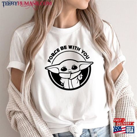 Custom Baby Yoda Shirt Cute T-Shirt The Mandalorian Hoodie Unisex Check more at https://teebyhumans.com/product/custom-baby-yoda-shirt-cute-t-shirt-the-mandalorian-hoodie-unisex/ Yoda Shirt, Birthday Tshirts, Shirts Ideas, The Mandalorian, Disney Cruise, 8th Birthday, Cute Tshirts, Custom Baby, Fabric Painting