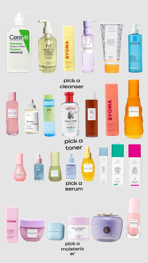 #skincare #routine #preppy #self care #fyp Skin Care Routine For 11-12, Preppy Self Care, Kids Skin Care, Facial Toner, Body Skin Care Routine, Skincare Tips, La Roche Posay, Foam Cleanser, Body Skin