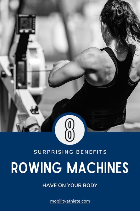 Article about the 8 surprising benefits that rowing machines have on your body. The article covers what muscles in your body the rowing machine works, the differences between each rowing stroke, all of the fitness benefits of rowing, and how to pick the best indoor rowing machine. Rowing Benefits, Row Machine Benefits, Rowing Machine Workout, Indoor Rowing, Rowing Machines, Rowing Machine, Recovery Workout, Better Posture, Improve Posture