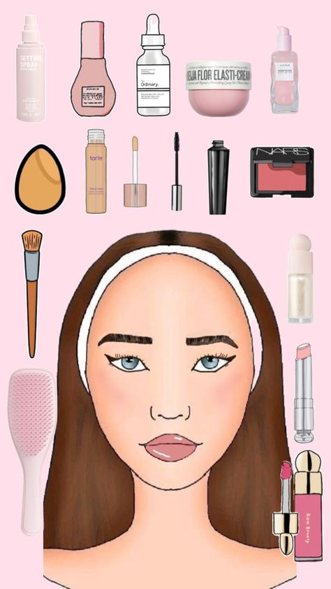 Face Template Makeup, Princess Paper Dolls Printable, Printable Diy Crafts, Make Up Face, Paper Makeup, Princess Paper Dolls, Free Printable Paper Dolls, Paper Doll Printable Templates, Beauty Products You Need