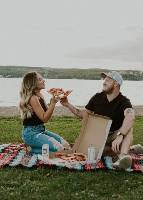 Canandaigua Lake Engagement Session, Finger Lakes Engagement Photos, Rochester NY Engagement Shoot, Kershaw Park Wedding, Rochester Wedding Photographer, Finger Lakes Engagement Photography, Summer Lakeside Engagement Photos, Lake Summer Couples Shoot, Pizza and Beer Engagement Session Picnic, Engagement Photos with Pizza, Pizza Picnic Couples Session, Couples Pizza Picnic Date Pizza Picnic Photoshoot Couple, Pizza And Beer Engagement Pictures, Picnic Pre Wedding Shoot, Engagement Photoshoot Ideas Picnic, Pizza And Beer Photoshoot, Pizza And Beer Couples Photography, Backyard Engagement Shoot, Picnic Engagement Ideas, Pizza Picnic Photoshoot