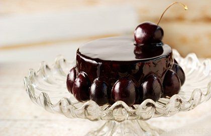 Black Forest Gateau Dessert Recipe - Great British Chefs Entremet Recipes, Stunning Desserts, Black Forest Gateau, Brandy Snaps, Unique Recipe, Flourless Cake, Great British Chefs, Black Forest Cake, Forest Cake