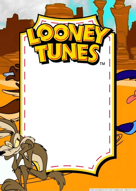 Looney Tunes Party, Looney Tunes Wallpaper, Wile E Coyote, Looney Tunes Cartoons, Create Invitations, Cartoons Series, Throw A Party, The One And Only, Invite Your Friends