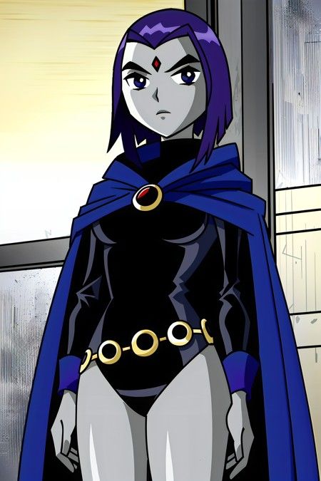 Teen Titans Go Characters, Magic Queen, Raven Costume, Raven Teen Titans Go, Daughter Black, Raven Cosplay, Teen Titans Fanart, Teen Titan, Raven Teen Titans