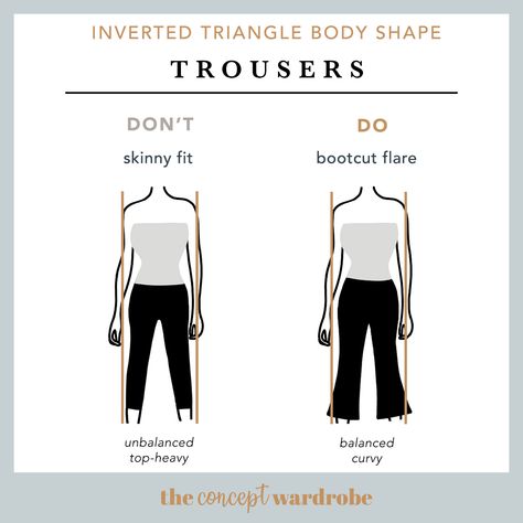 Inverted Triangle Body Shape | the concept wardrobe Hourglass Body Shape Fashion, Hourglass Body Shape Outfits, Jam Pasir, The Concept Wardrobe, Apple Body Shape Fashion, Apple Body Shape Outfits, Concept Wardrobe, Apple Body Shape, Apple Body Type