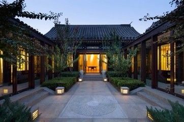 Traditional Chinese House, Chinese Courtyard, Atrium House, Asian House, Chinese House, Japanese Home Design, Zen House, Japanese Style House, Traditional Japanese House