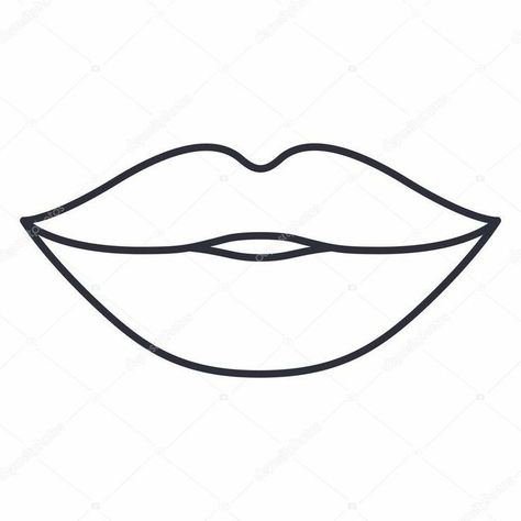 Lip Stencil, Lip Drawing, Lips Drawing, Bead Embroidery Jewelry, Pencil Art Drawings, Embroidery Jewelry, Cute Coloring Pages, Doll Face, String Art