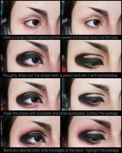 Casual Vkei Makeup, Vkei Make Up Tutorial, Vkei Eye Makeup, Vkei Makeup Masc, Vkei Makeup Looks, Visual Kei Makeup Eye, Vkei Makeup Tutorial, Visual Kei Makeup Ideas, Visual Kei Makeup Tutorial