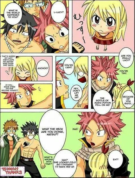 Cute nalu comic! ❤❤❤ Fairytail Nalu, Nalu Comics, Fairytail Natsu, Cute Quotes For Her, Funny Cute Quotes, Natsu E Lucy, Fairy Tail Quotes, Fairy Tail Funny, Fairy Tail Comics