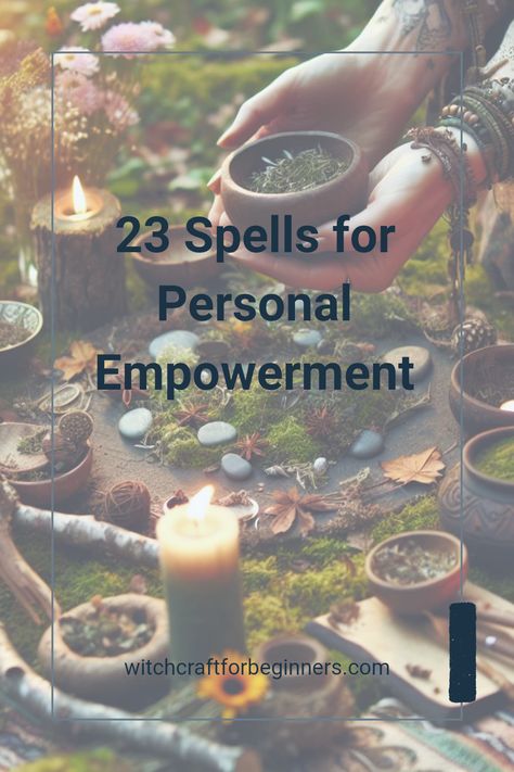 Looking to take charge of your life? Discover 23 powerful spells specifically designed to help you establish personal empowerment. Ideal for anyone starting with witchcraft, these spells cover a variety of aspects such as confidence building, clarity, and self-love. Whether you want to create positive energy, eliminate negativity, or boost your motivation, each spell is easy to follow and doesn't require advanced skills. Get ready to transform your outlook and manifest the change you desire with these beginner-friendly magical spells that aim to improve your daily life. Spells For Energy And Motivation, Confidence Spell Witchcraft, Personal Power Spell, Manifestation Spells Witchcraft, Confidence Spells, Empowerment Spell, Motivation Spell, Clarity Spell, Confidence Spell