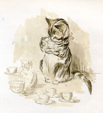 Beatrix Potter, Cat Drawing, Cute Doodles, Pretty Art, Cat Art, Animal Drawings, A Cat, Animal Art, Art Inspo