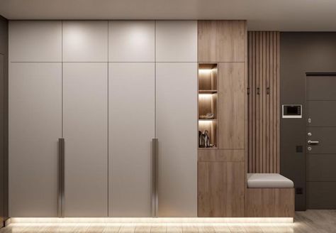 wardrobe, furniture, koloapp, interior, storage, bedroom, homedecor Modern Closet Designs, Vstupná Hala, Wardrobe Design Modern, Modern Cupboard, Modern Cupboard Design, Wardrobe Door Designs, Bedroom Cupboard Designs, Wardrobe Interior Design, Modern Bedroom Interior