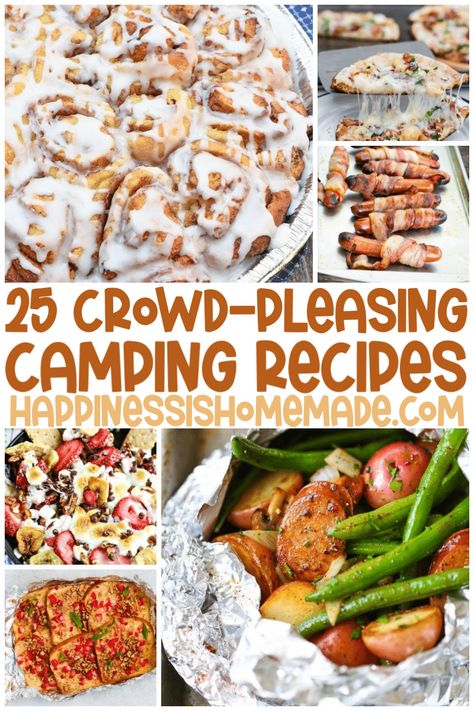 Camping Recipes Dinner, Camping Food Make Ahead, Camping Meal Planning, Boat Food Ideas, Camping Menu, Camping Breakfast, Camping Dinners, Lake Food Ideas Summer, Easy Camping Meals