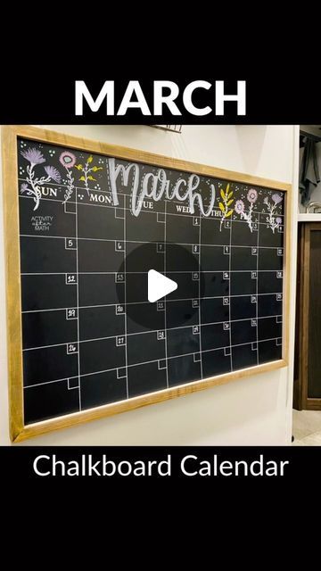 Hayley Cain | Instructional Coach on Instagram: "March. Simple this time! This is always one of the hardest months to create because February flies by and then March doodles are weird. I went with flowers because we are covered in pollen here in South Georgia!" Chalkboard Art Calendar, March Doodles, Chalkboard Calendar, Math 5, Calendar March, Calendar Ideas, Instructional Coaching, South Georgia, Art Calendar