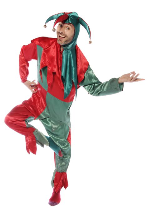 Juggler Costume, Christmas Party Costume, Jester Costume, Circus Costumes, Christmas Party Themes, Party Costumes, Circus Costume, Roaring 20s, Carnival Costumes