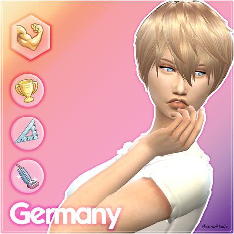 Nyo! Germany Nyo Germany, Mustard Accessories, Swim Hair, Swimming Hairstyles, Skin Details, Beauty Mark, Lip Colour, Rose Water, Hetalia