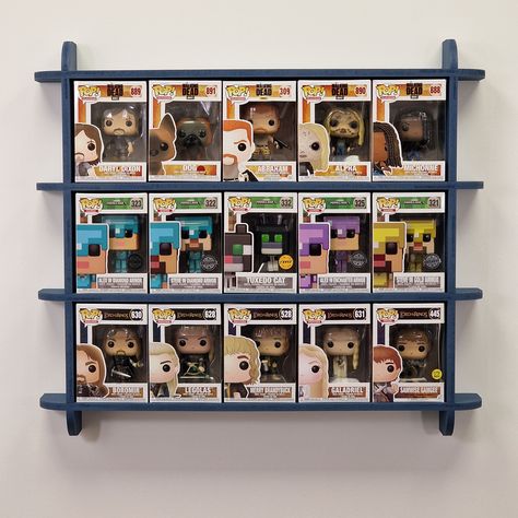 ✅ CLICK THE LINK!⬆️ Stylish Funko Pop display shelf that mounts to your wall! Made of MDF and holds up to 20+ Pops. #funkopop #funkopopdisplay . #Figurine #Funko_Pop_Box_Display_Ideas #Funko_Pop_Storage #Funko_Pop_Display_Ideas_With_Boxes Funko Pop In Boxes Display Ideas, Funko Pop Box Display Ideas, Pop Figures Display Shelves, Funko Pop Storage, Funko Pop Display Ideas With Boxes, Funko Pop Display Ideas Shelves, Funky Pop Display Ideas, Funko Pop Collection Room, Pop Figure Display Ideas