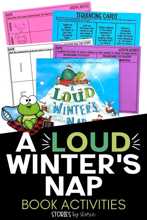 A Loud Winters Nap Activities, Family Literacy Night Activities, Literacy Night Activities, January Themes, Singing Classes, Ways To Stay Organized, Sleep Book, Read Aloud Activities, Winter Writing