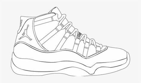 Nike Drawing, Jordan Painting, Shoe Box Diy, Jordan Concord, Sneakers Sketch, Sneakers Drawing, Jordan 11 Concord, Jordan Shoe, Jordan Retro 11