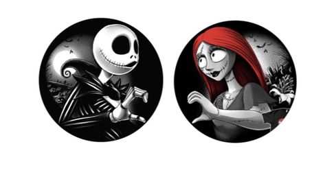 Night Before Christmas Matching Pfp, Sally And Jack Matching Icons Pfp, Matching Christmas Pfp Cartoon, Jack And Sally Pfp, Jack And Sally Matching Pfp, Jack Y Sally, Halloween Matching, Pfp Ideas, Oogie Boogie