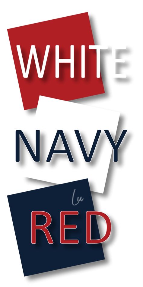 red white navy School Magazine, Shades Of Dark Blue, Color Coordination, Black Color Combination, Gold Color Palettes, Palette Design, Color Combinations For Clothes, Color Schemes Colour Palettes, Colour Combos