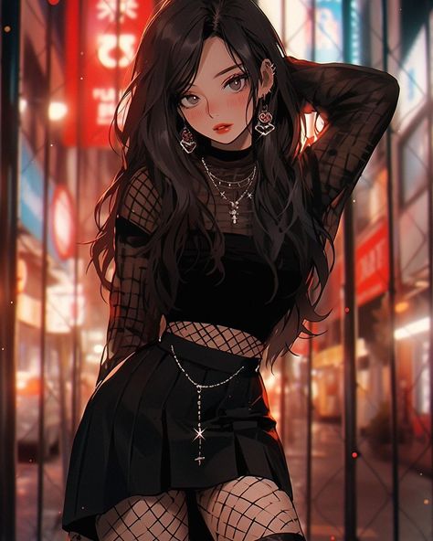 An Anime, Black Hair, Hair, Anime, Black