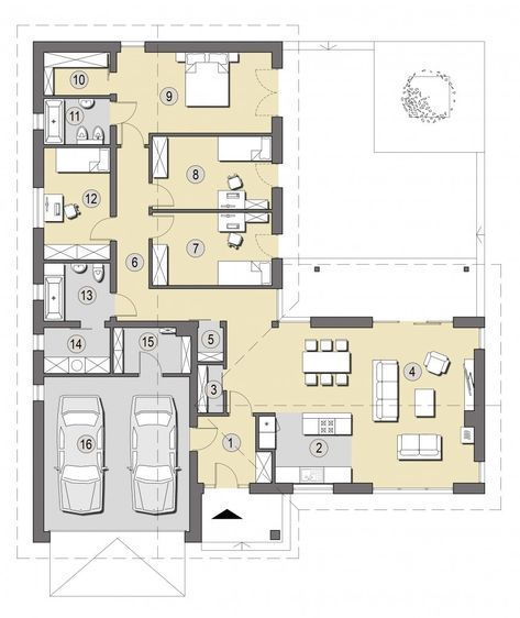 I specialize in creating high-quality floor plans for real estate agents, property managers, and developers by Roomsketcher. L Shaped House Plans, L Shaped House, Create Floor Plan, Apartment Floor Plan, Architectural Floor Plans, House Construction Plan, House Layout Plans, Bungalow House Plans, Minimalist House Design