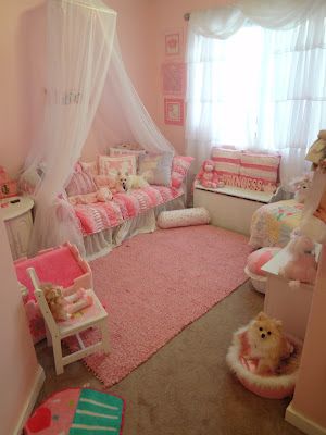 So happy to see other pups having their own bedroom! Edward has his <3. Bedroom Ideas For 2 Sisters Pink, Puppy Room Ideas Bedrooms, Pink Dog Room Ideas, Pink Dog Room, Doggie Bedroom, Dog Closet, Sanrio Room, Dog Bedroom, Pet Room