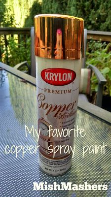 Copper Spray Paint Tutorial                                                                                                                                                      More Cooper Spray Paint, Copper Accents Bedroom, Copper Spray Paint Ideas, Floor Lamp Redo, Copper Decor Accents, Copper Kitchen Accents, Lamp Redo, Copper Floor, Copper Spray Paint