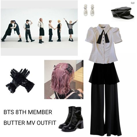 8th Member Of Bts, Band Costumes, Bts 8th Member Outfits, Bts 8th Member, Kpop Stage, Bts Clothing, First Day Outfit, Movie Inspired Outfits, Dance Outfits Practice