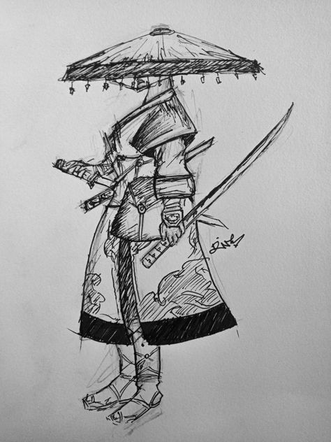 #drawing #pendrawing #samurai #japanese 060123 Female Samurai Drawing, Japanese Architecture Drawings, Fantasy Samurai, Samurai Drawing, 47 Ronin, Soldier Drawing, Female Samurai, Assassins Creed Art, Samurai Art