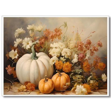 Fall Canvas Art, Tre Kunst, Fall Pumpkin Decor, Pumpkin Canvas, Fall Canvas, Painting Pictures, Fall Wall Decor, Fall Wall Art, Wall Decor Pictures