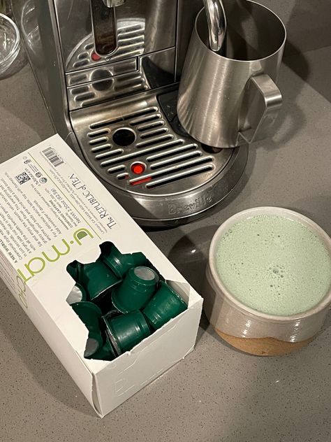 Love these matcha pods from Republic of tea. Nespresso compatible 🌱 #amazonfind #matcha Follow my shop @monette.moio on the @shop.LTK app to shop this post and get my exclusive app-only content! #liketkit #LTKunder50 #LTKhome #LTKFind @shop.ltk https://liketk.it/3Zjof Matcha Frother, Matcha Set Gifts, Matcha Dark Chocolate, Best Matcha Powder Brand, Popular Nespresso Pods, Tea Website, The Republic Of Tea, Nespresso Machine, Nespresso Pods