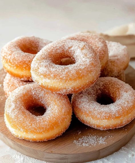 Perfect Sugar Donuts Recipe How To Make Donuts At Home, Home Made Donuts Recipe, Best Goulash Recipes, Sugar Donuts Recipe, Berry French Toast Casserole, Donuts At Home, Old Fashioned Meatloaf, French Toast Casserole Recipe, Hamburger Potato Casserole