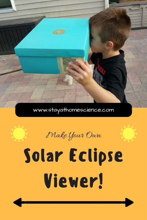 Solar Eclipse Oreo, Solar Eclipse Preschool, Solar Eclipse Viewer Diy, Solar Eclipse Projects For Kids, Solar Eclipse Crafts For Preschoolers, Eclipse Viewer, Infrared Waves, Learning Letters Preschool, Eclipse Project