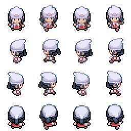 Pokemon Platinum Dawn, Pokemon Sprites Pixel Art, Artsy Boy, Platinum Games, Pokemon Rpg, Pokemon Platinum, Pokemon Game Characters, Character Rigging, Pokemon Sprites