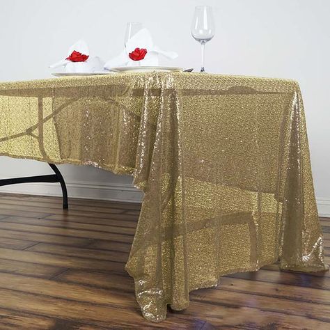 Champagne Sequin Tablecloth, Display Cake, Cake Dessert Table, Sequin Tablecloth, Prom Decor, Wedding Tablecloths, Simply Dress, Table Overlays, Craft Fair Displays