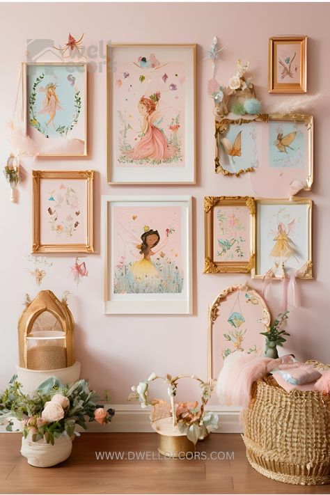 ✨ Create a Whimsical Fairy Bedroom in 3 Simple Steps Imagine a room filled with fairy lights, pastel colors, and soft textures—your very own enchanted space. 🧚‍♀️ You don’t need a wand to create a magical bedroom; just a few key decor pieces will do the trick. It’s all about adding softness, light, and charm to your space. Curious to see how you can create your fairy tale room? Start here: https://dwelldecors.com/fairy-bedroom-decor/ Whimsical Fairy Garden Nursery, Girly Floral Bedroom, Pink Harry Potter Room, Fairy Tale Room Decor, Fairy Garden Themed Bedroom, Fairy Garden Bedroom Girl Rooms, Pink Bedroom Decor Girly, Whimsical Toddler Girl Room, Kids Fairy Room