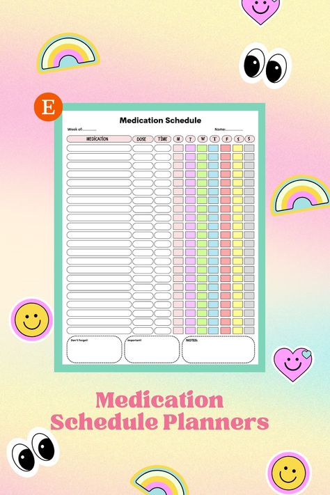 Medication Calendar, Medication tracker template helps you keep track of your medication dosage and timing. Pill tracker is available for both print and digital download on your phone, ipad and computer. #medicationschedule #medicationscheduleprintable #medicationscheduletemplate #medicationscheduleforkids Pill Tracker, Medicine Tracker, Medication Schedule, Free Calendars, Medication Tracker, Schedule Printable, Tracker Template, Schedule Templates, Free Calendar