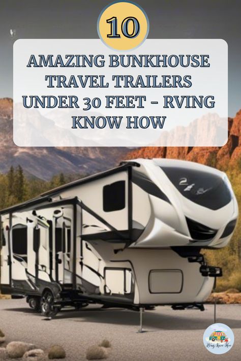 Ever dreamt of hitting the road with all the comforts of home, but worried about the size of your travel trailer? 🚙✨ Discover 10 amazing bunkhouse travel trailers under 30 feet that promise big adventures in compact packages. Perfect for families or those who love to travel with friends! 🌲👨‍👩‍👧‍👦 Have a favorite travel memory or a dream destination? Share in the comments! Click to unlock your next adventure. #rvingknowhow #traveltrailers #compactRV #familytravel #roadtrip Lance Campers, Bunkhouse Travel Trailer, Travel With Friends, Sleeping Quarters, Perfect Road Trip, Bunk House, Tub Shower Combo, Travel Trailers, Forest River