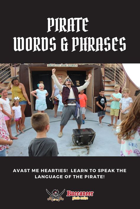 Pirate Phrases, Pirate Words, Pirate History, Talk Like A Pirate, Golden Age Of Piracy, Northwest Florida, Walking The Plank, Words And Phrases, How To Talk