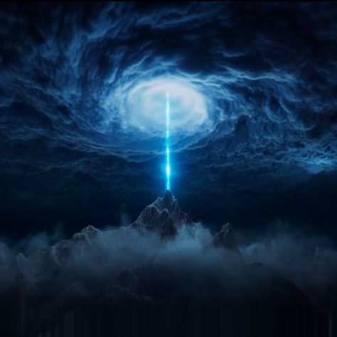 Magic Clouds, Energy Beam, Vfx Concept, Houdini Vfx, Game Effect, Super Powers Art, Goddess Art, Environmental Design, Fantasy Concept Art