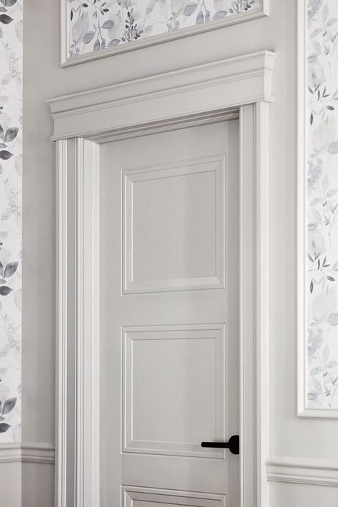 4 Back Band Trim Profiles & Moulding Design Ideas Wide Door Frame Molding, Trim Around Door Frame, Tall Trim Above Door, Trim Around Doorways, Interior Door Headers, Wide Door Trim, Victorian Door Trim, Colonial Door Trim, Door Moulding Ideas